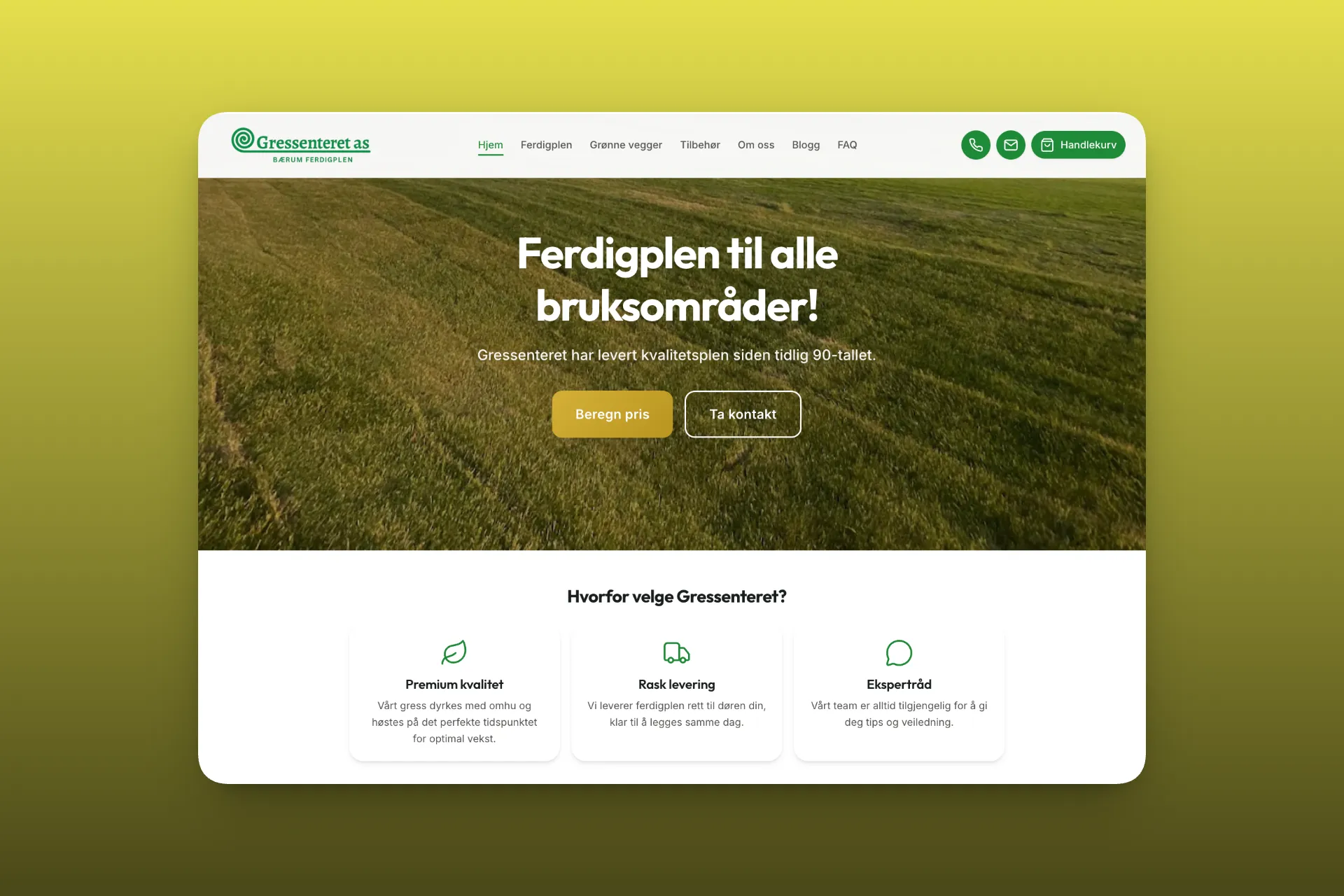 Gressenteret preview